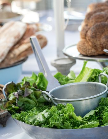 020 משתה סלט חסה חלות ולחם